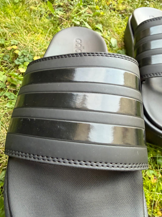 ADIDAS ADILETTE PLAFORMS SLIDES