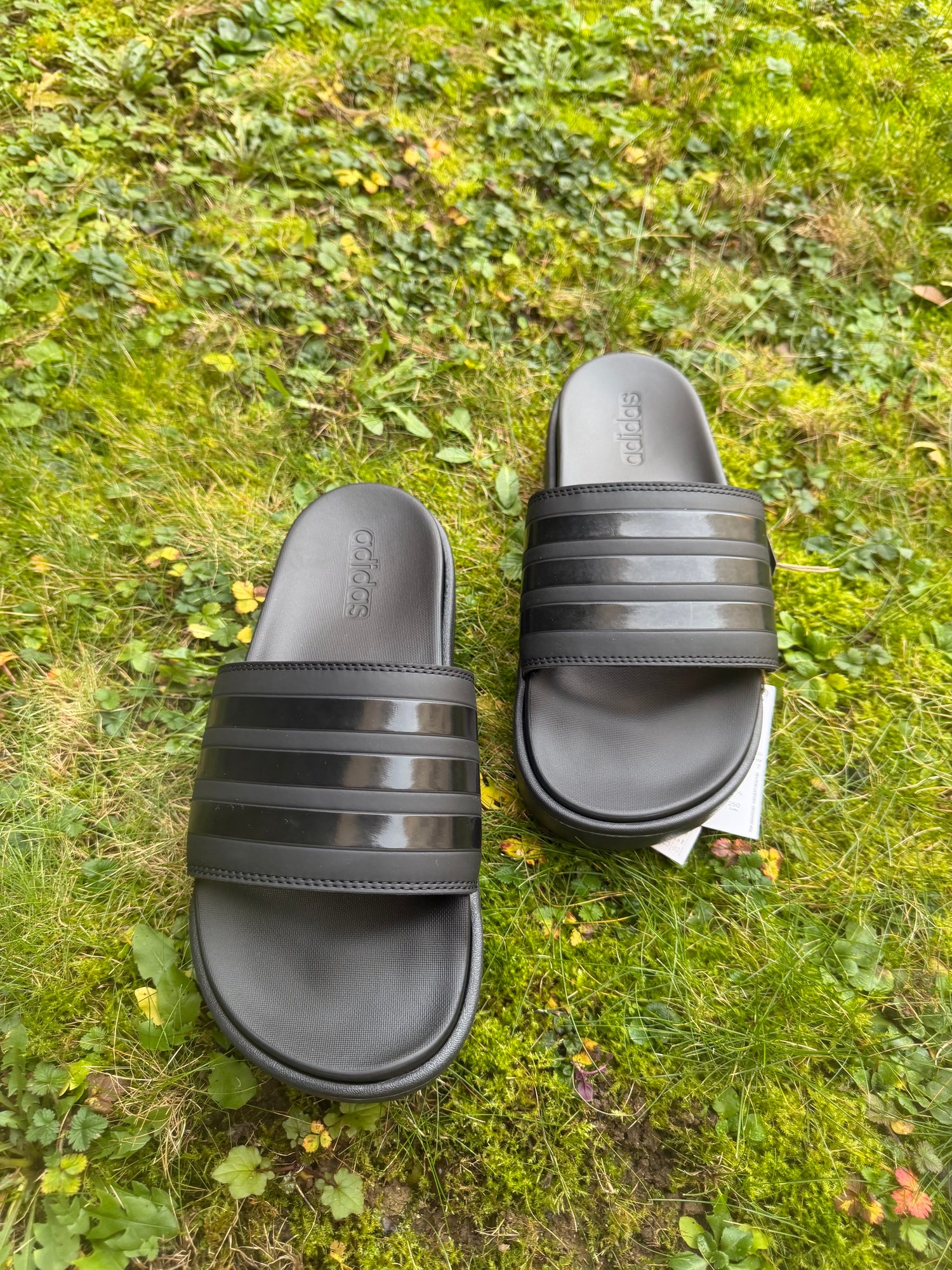 ADIDAS ADILETTE PLAFORMS SLIDES