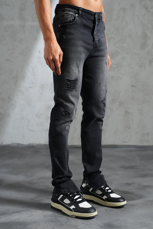 JEANS SLIM ZIPPED
