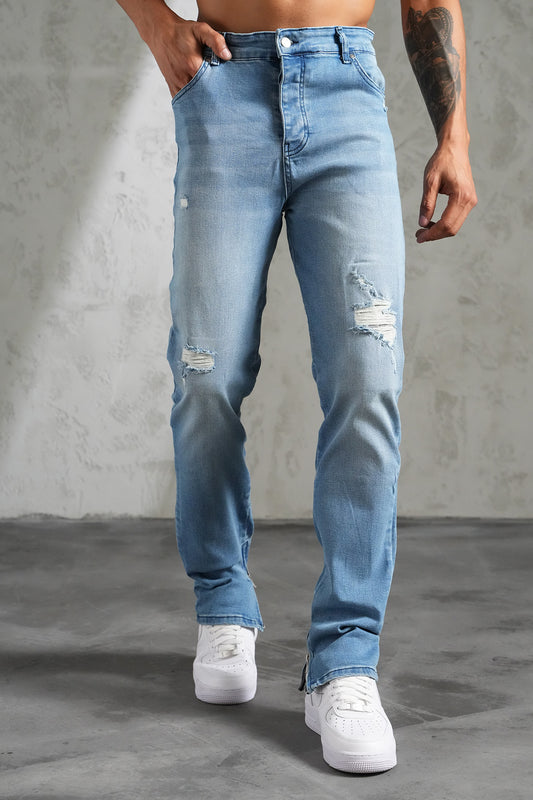 JEANS SLIM ZIPPED